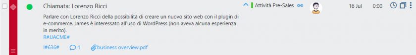 To-Do per la gestione dei clineti nei progetti di consulenza