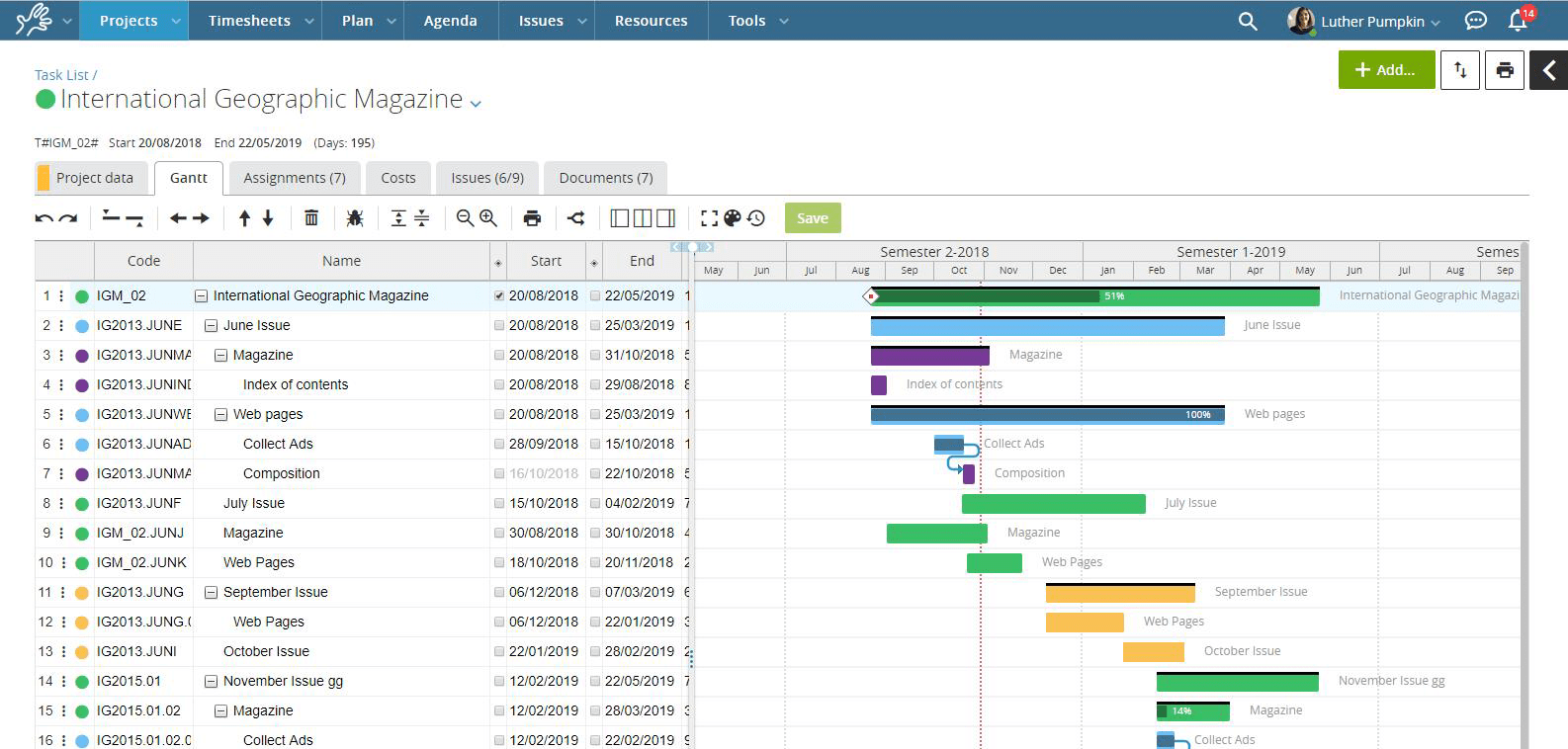 project management tool